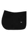 Velvet Jumping Saddle Pad (Black) by Maximilian Equestrian at  Try A Bit