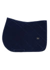 Velvet Jumping Saddle Pad (Sapphire) by Maximilian Equestrian at  Try A Bit
