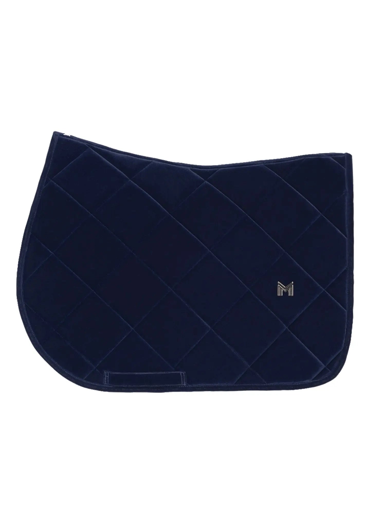 Velvet Jumping Saddle Pad (Sapphire) by Maximilian Equestrian at  Try A Bit