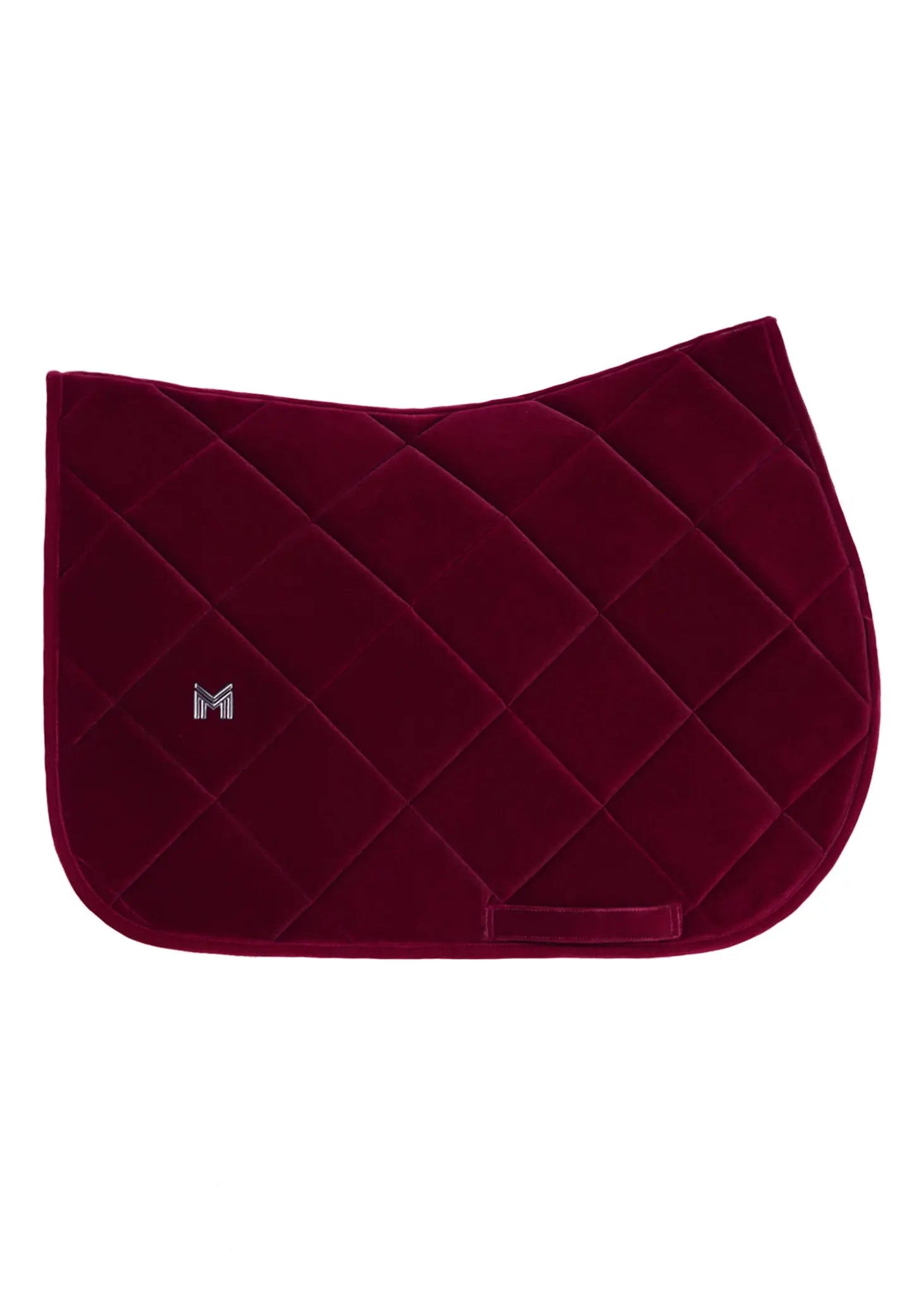 Velvet Jumping Saddle Pad (Ruby) by Maximilian Equestrian at  Try A Bit