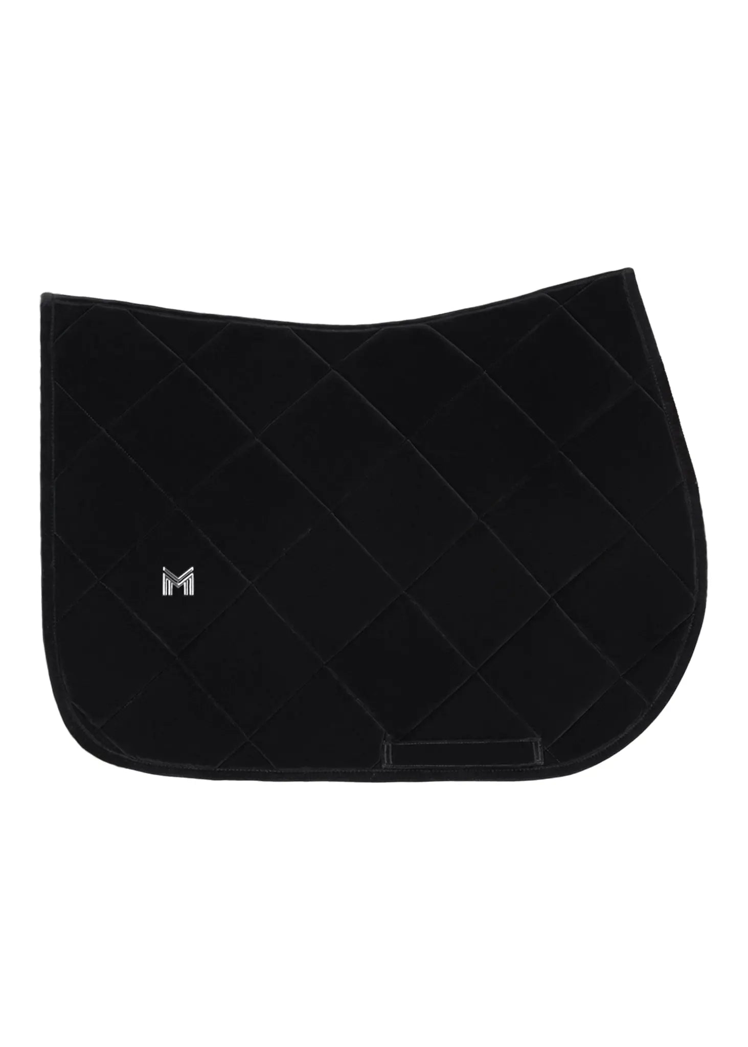 Velvet Jumping Saddle Pad (Black) by Maximilian Equestrian at  Try A Bit