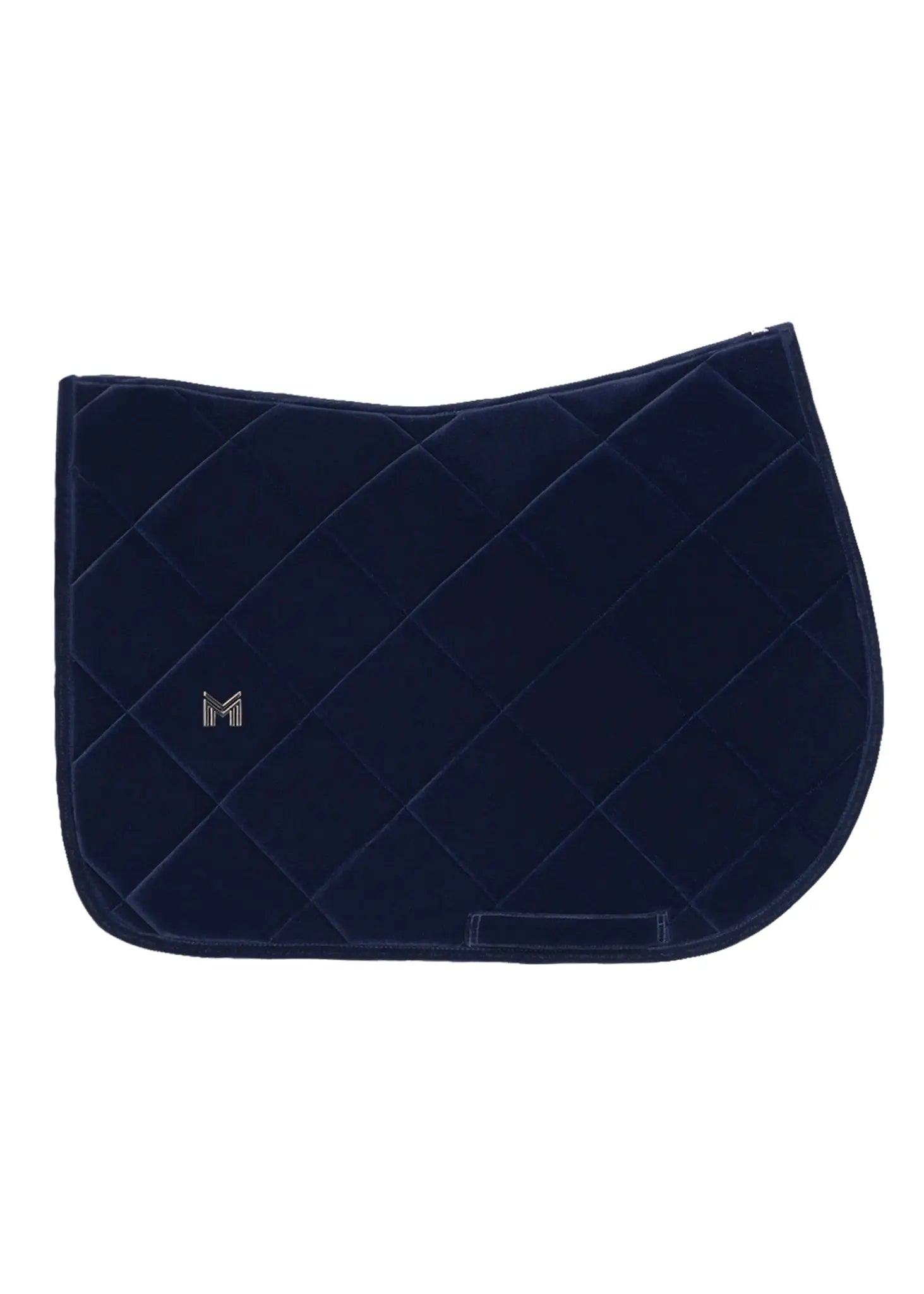 Velvet Jumping Saddle Pad (Sapphire) by Maximilian Equestrian at  Try A Bit