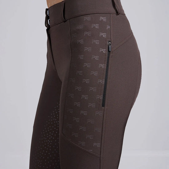 Valerius Womens Gel Full Seat Riding Breeches Brown by Premier Equine Int. Ltd. at  Try A Bit