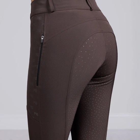 Valerius Womens Gel Full Seat Riding Breeches Brown by Premier Equine Int. Ltd. at  Try A Bit