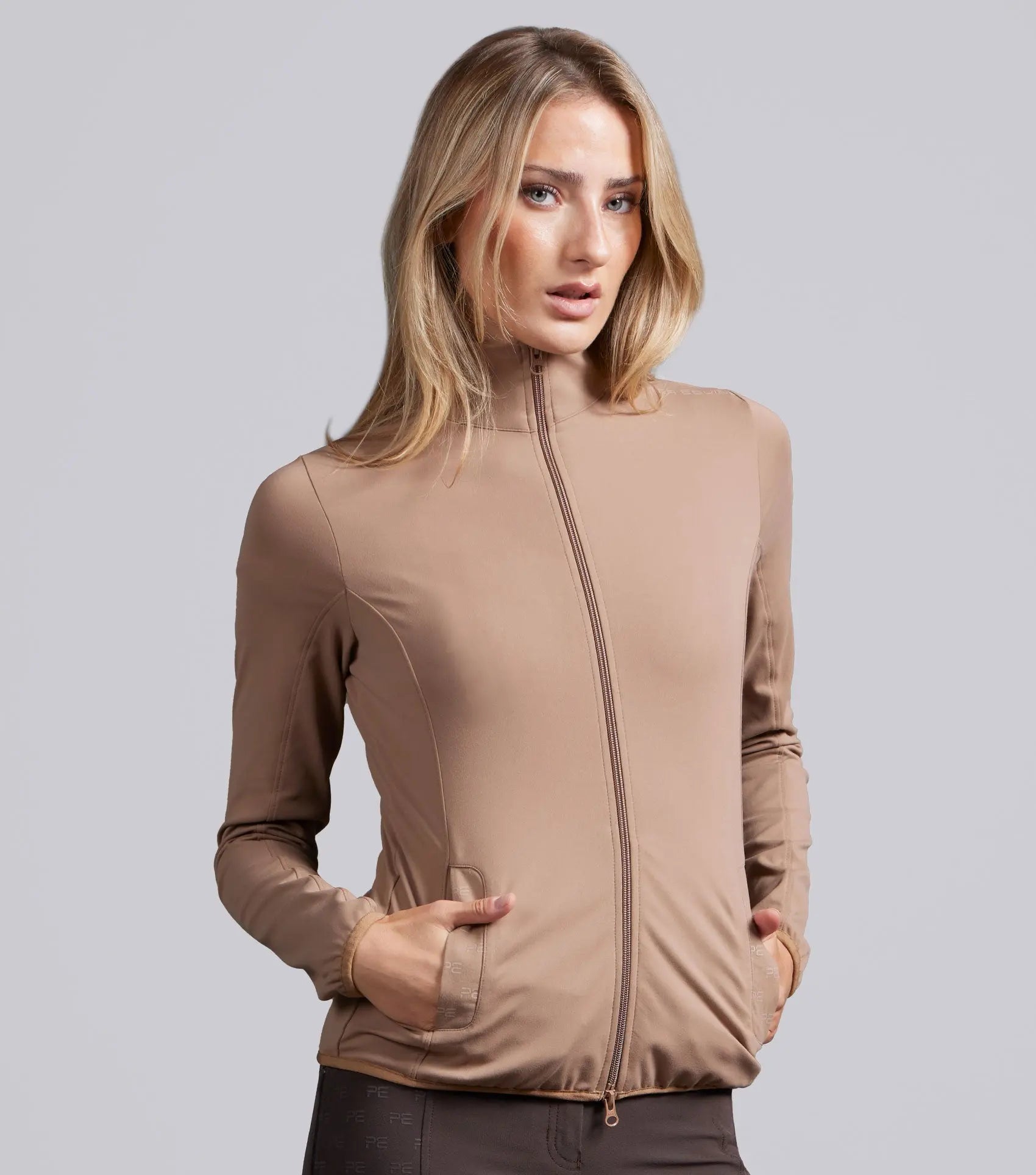 Valerius Womens Jacket Latte by Premier Equine Int. Ltd. at  Try A Bit