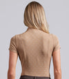 Valerius Womens Short Sleeve Top Latte by Premier Equine Int. Ltd. at  Try A Bit