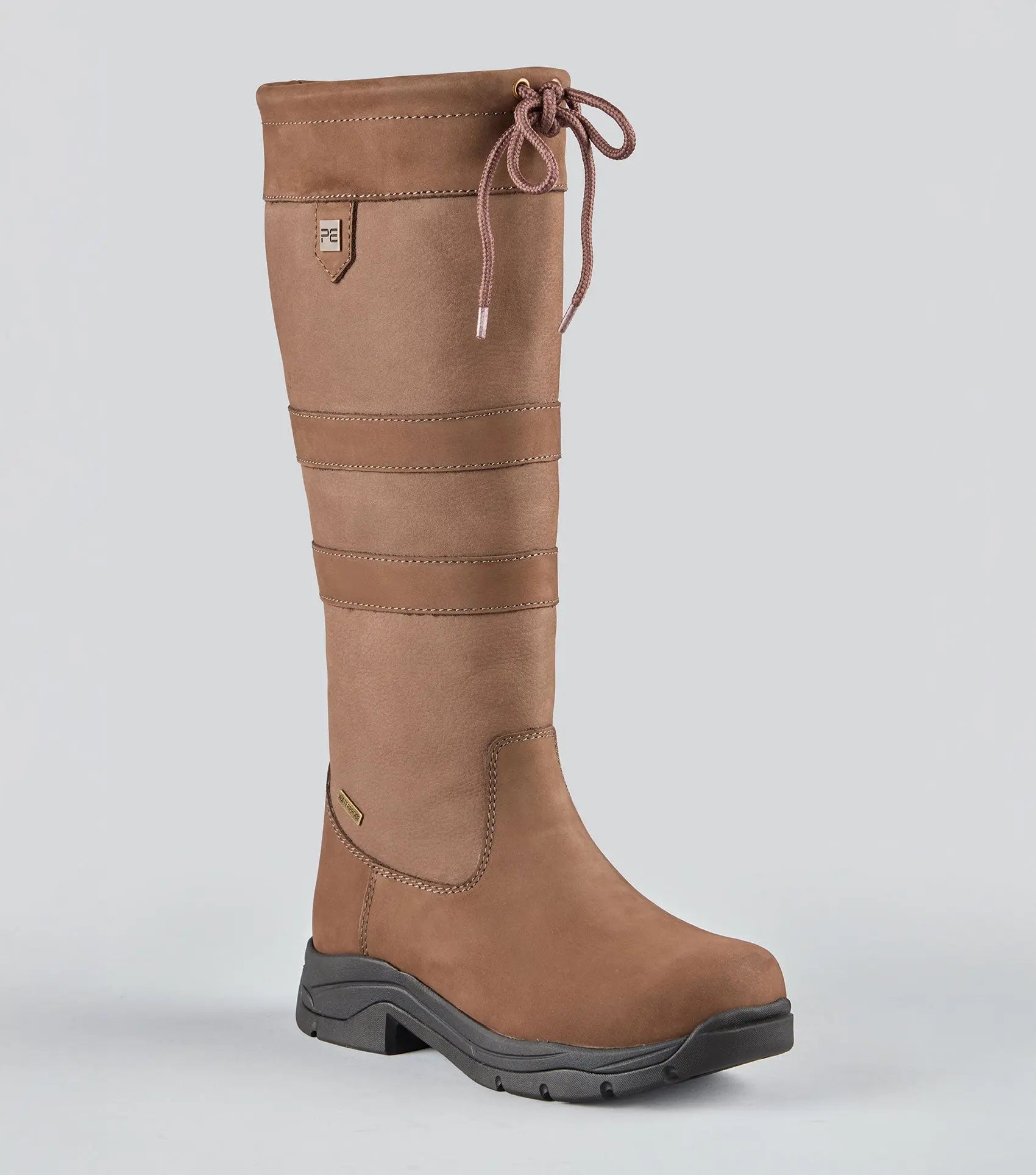 Vallico Waterproof Country Boot Brown by Premier Equine Int. Ltd. at  Try A Bit