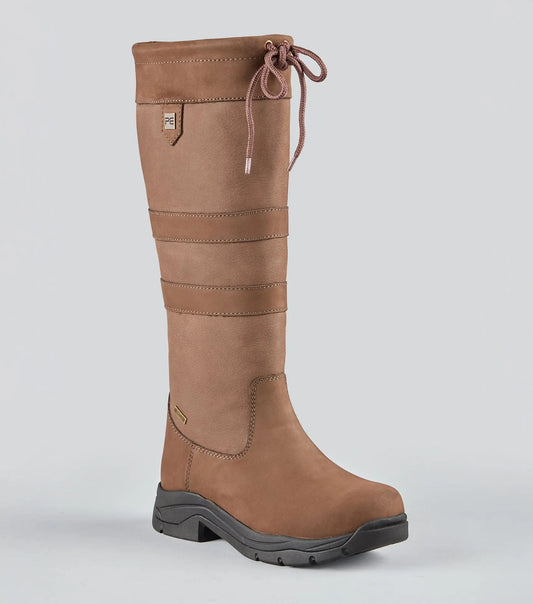 Vallico Waterproof Country Boot Brown by Premier Equine Int. Ltd. at  Try A Bit
