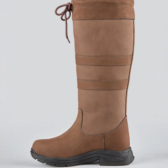 Vallico Waterproof Country Boot Brown by Premier Equine Int. Ltd. at  Try A Bit