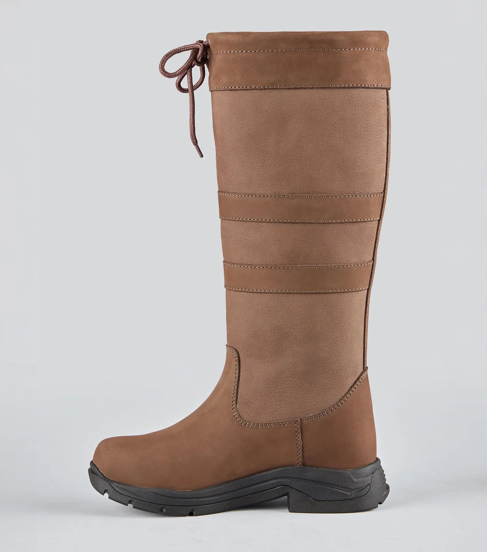 Vallico Waterproof Country Boot Brown by Premier Equine Int. Ltd. at  Try A Bit
