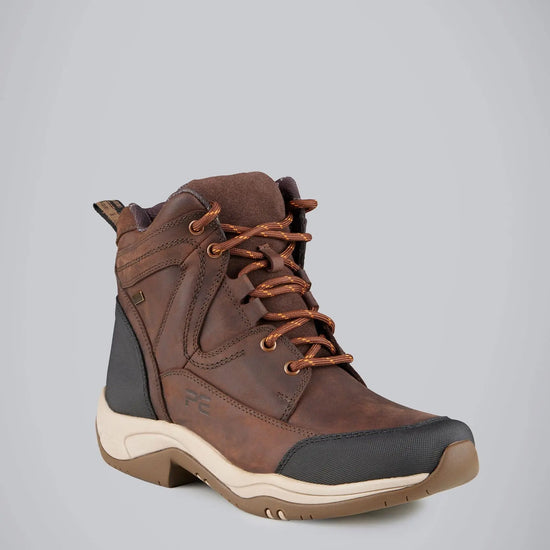 Vinci II Waterproof Laced Boots Brown by Premier Equine Int. at  Try A Bit