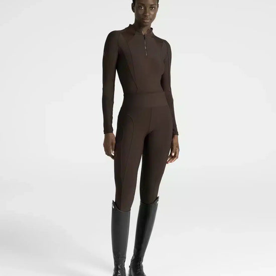 Maximilian Equestrian Outline Riding Leggings Chocolate by Maximilian Equestrian at  Try a Bit