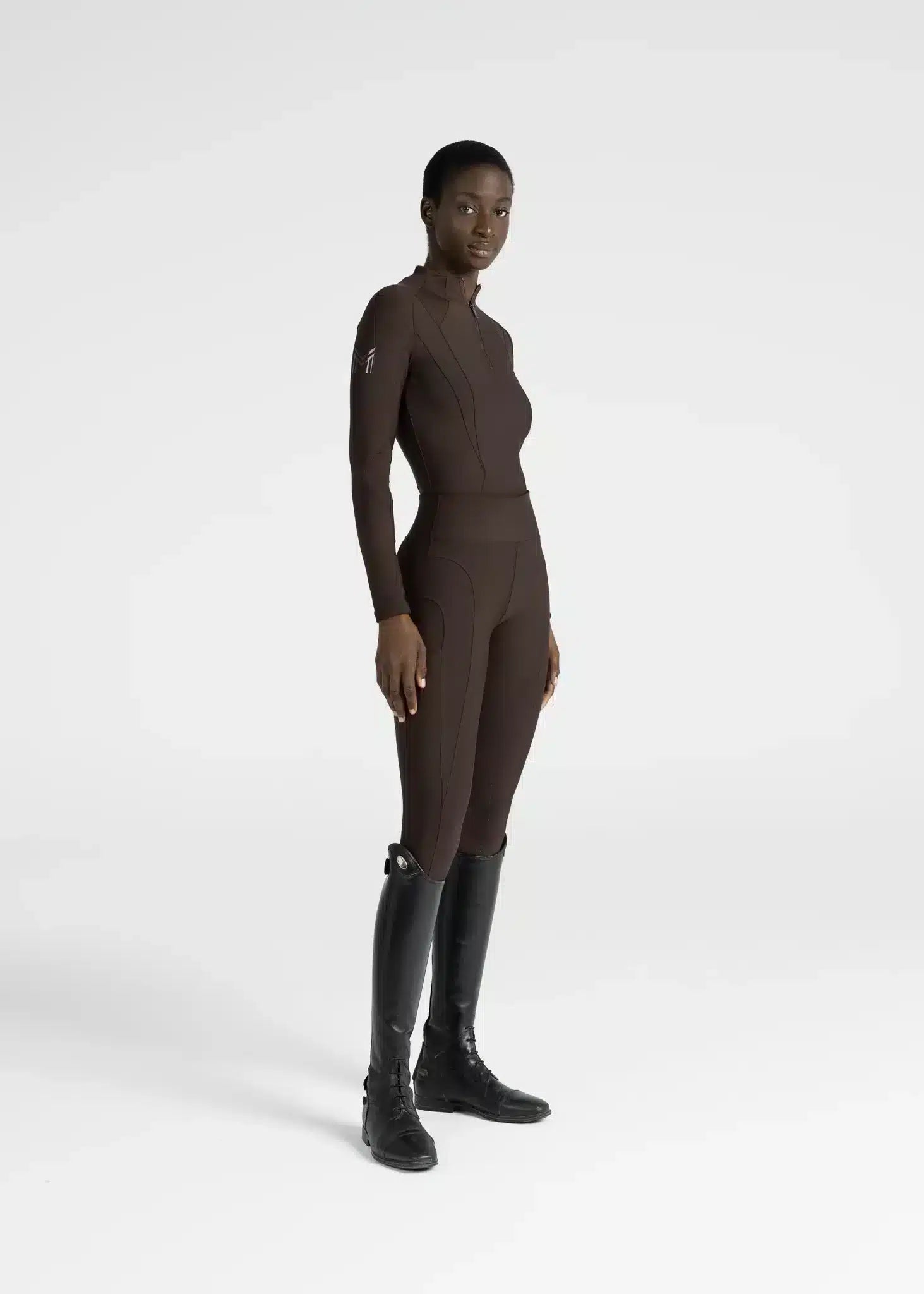 Maximilian Equestrian Outline Riding Leggings Chocolate by Maximilian Equestrian at  Try a Bit