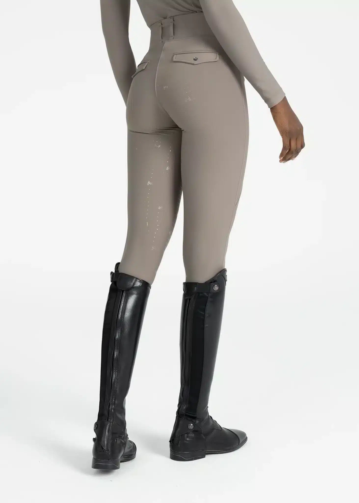 Maximilian Equestrian Pro Riding Leggings Taupe by Maximilian Equestrian at  Try a Bit