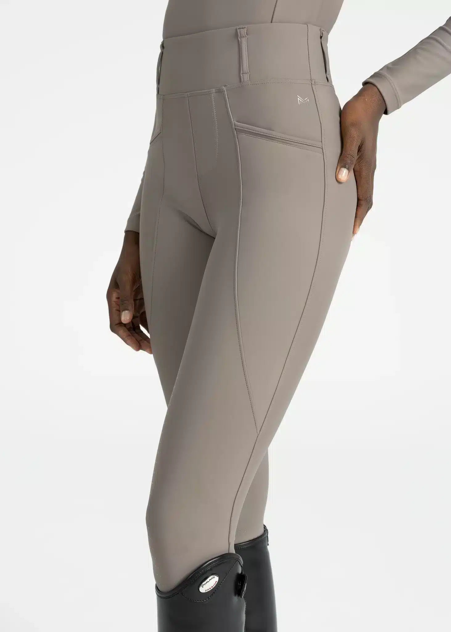 Maximilian Equestrian Pro Riding Leggings Taupe by Maximilian Equestrian at  Try a Bit