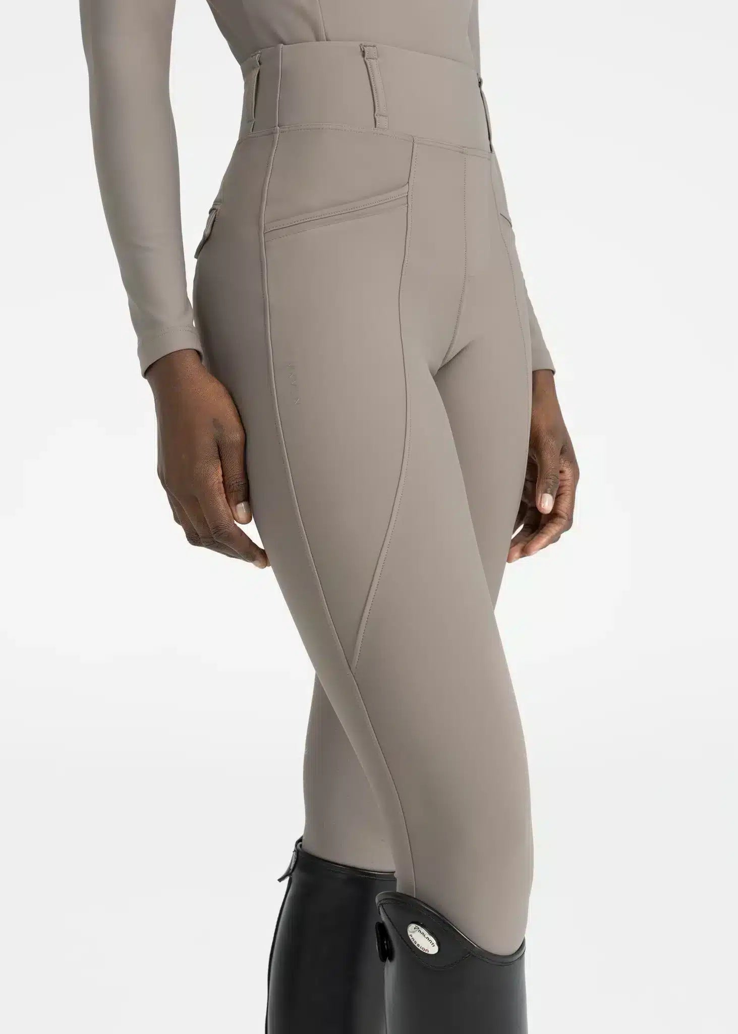 Maximilian Equestrian Pro Riding Leggings Taupe by Maximilian Equestrian at  Try a Bit