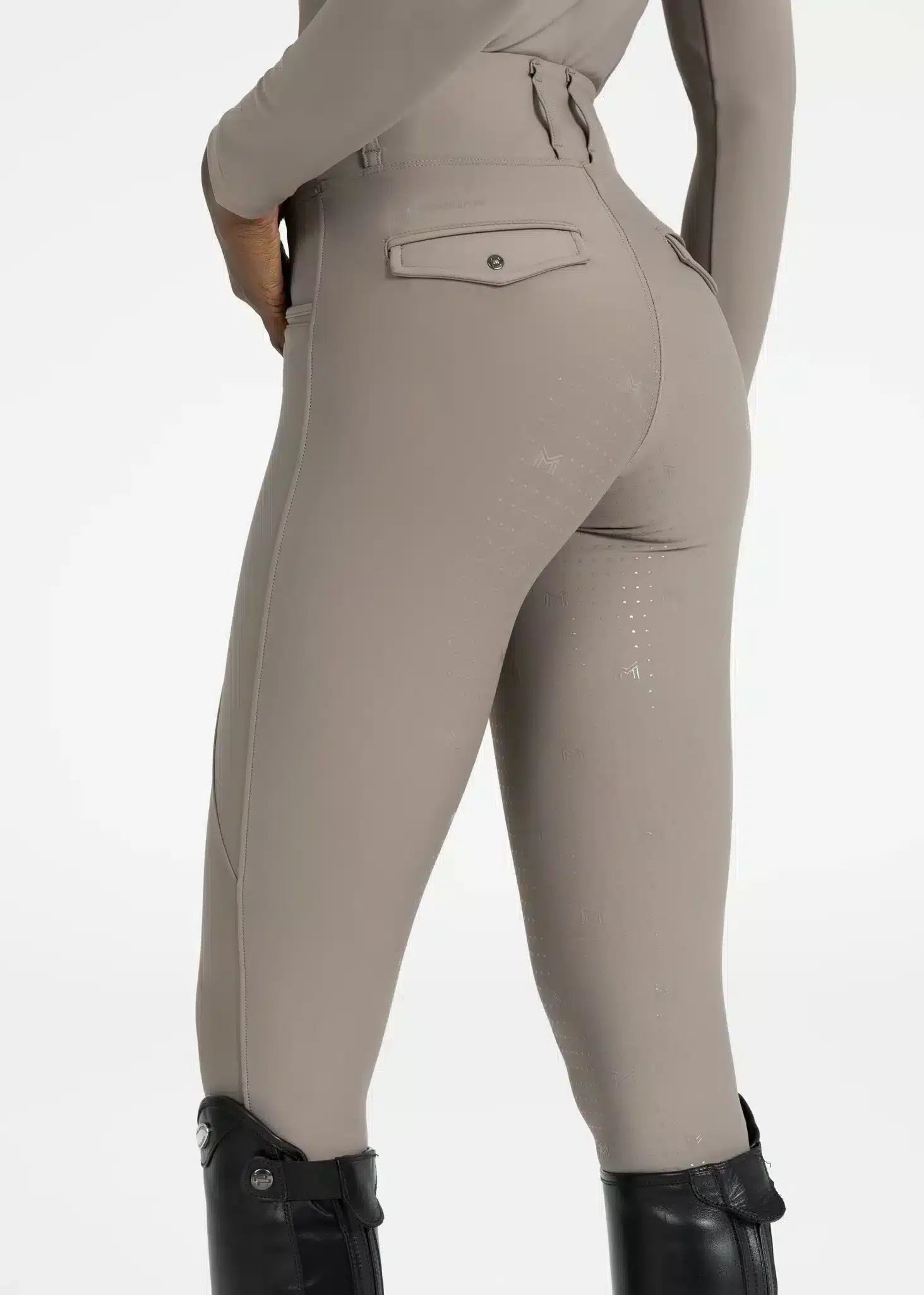 Maximilian Equestrian Pro Riding Leggings Taupe by Maximilian Equestrian at  Try a Bit