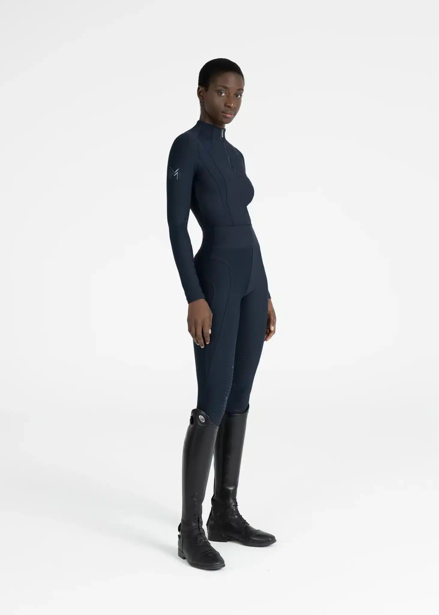 Maximilian Equestrian Outline Riding Leggings Atlantic by Maximilian Equestrian at  Try a Bit