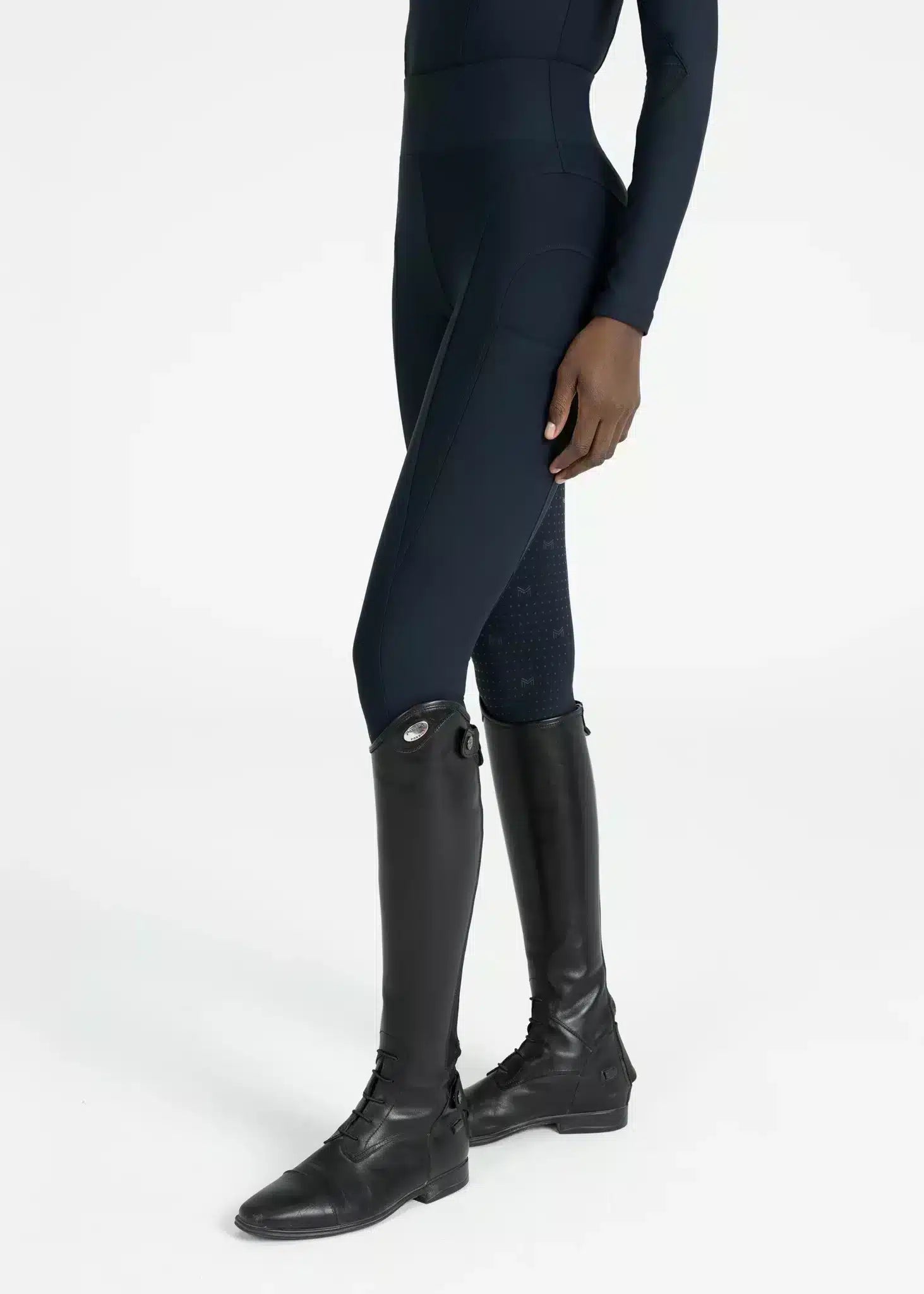 Maximilian Equestrian Outline Riding Leggings Atlantic by Maximilian Equestrian at  Try a Bit