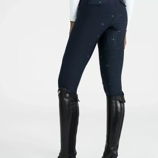 Maximilian Equestrian Pro Riding Leggings Atlantic by Maximilian Equestrian at  Try a Bit