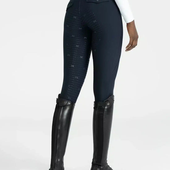 Maximilian Equestrian Pro Riding Leggings Atlantic by Maximilian Equestrian at  Try a Bit