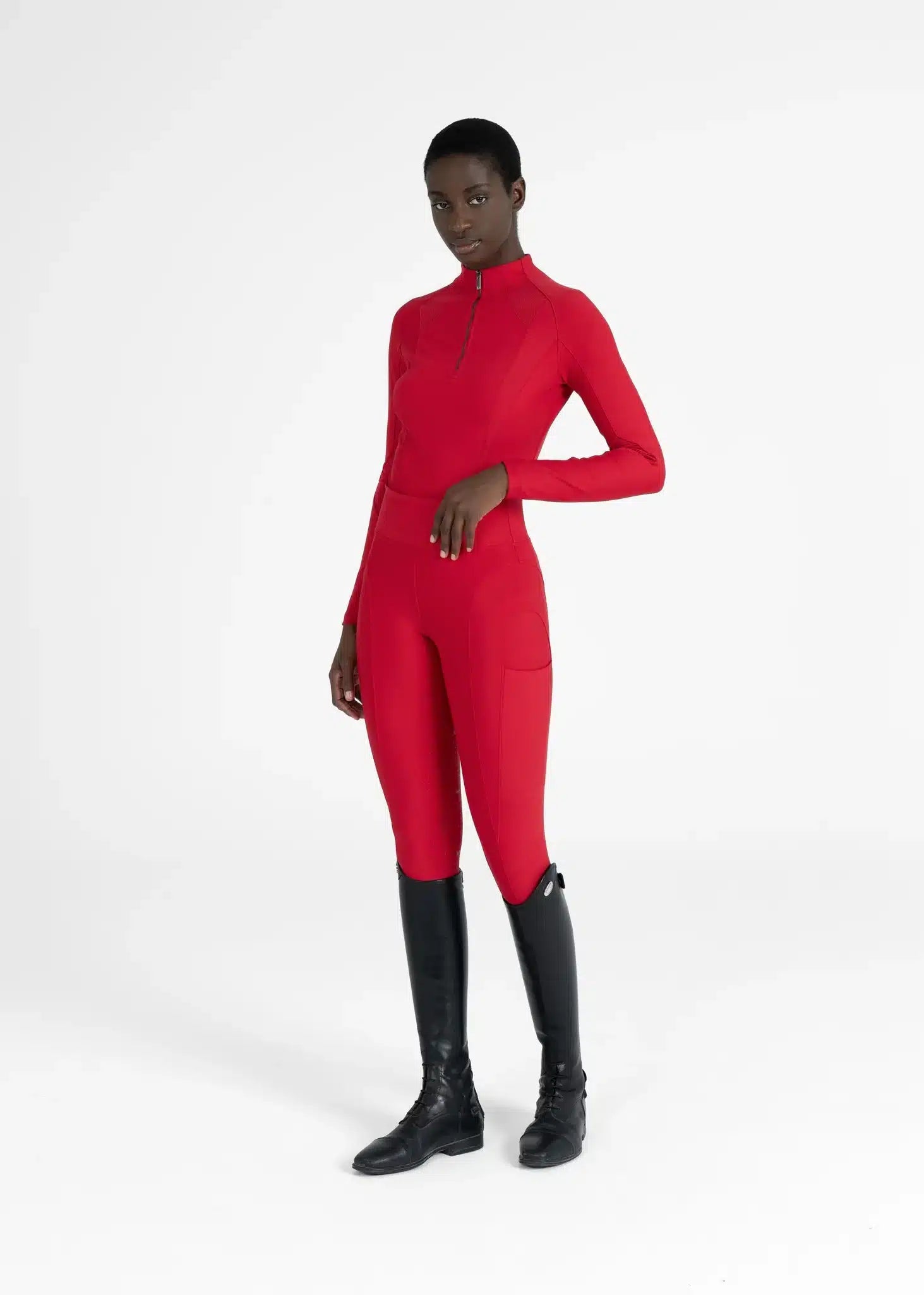 Maximilian Equestrian Frame Long Sleeve Base Layer Performance Riding Top by Maximilian Equestrian at  Try a Bit