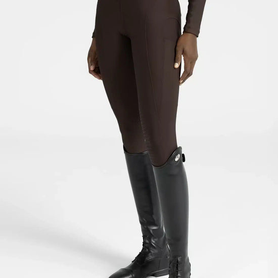 Maximilian Equestrian Outline Riding Leggings Chocolate by Maximilian Equestrian at  Try a Bit