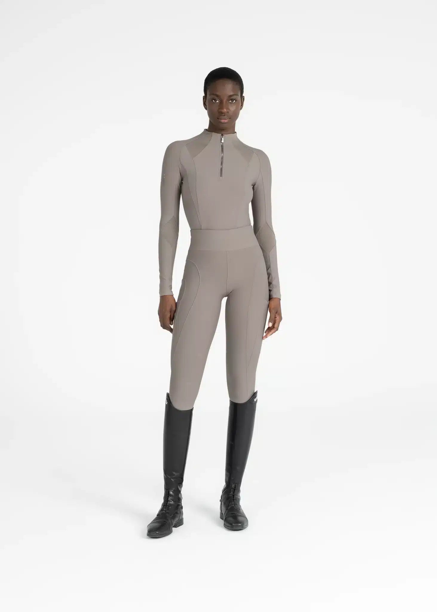 Maximilian Equestrian Frame Long Sleeve Base Layer Performance Riding Top by Maximilian Equestrian at  Try a Bit
