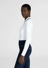 Maximilian Equestrian Concept Long Sleeve Polo Shirt (White) by Maximilian Equestrian at  Try a Bit