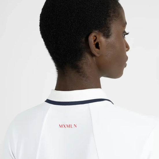 Maximilian Equestrian Concept Long Sleeve Polo Shirt (White) by Maximilian Equestrian at  Try a Bit