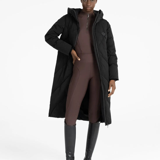 Global Puffer Jacket (Black) by Maximilian Equestrian at  Try A Bit