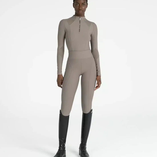 Maximilian Equestrian Outline Riding Leggings Taupe by Maximilian Equestrian at  Try a Bit