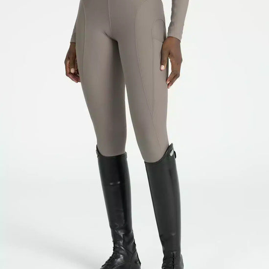 Maximilian Equestrian Outline Riding Leggings Taupe by Maximilian Equestrian at  Try a Bit
