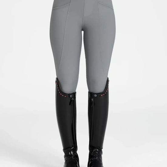Maximilian Equestrian Pro Riding Leggings Titanium by Maximilian Equestrian at  Try a Bit