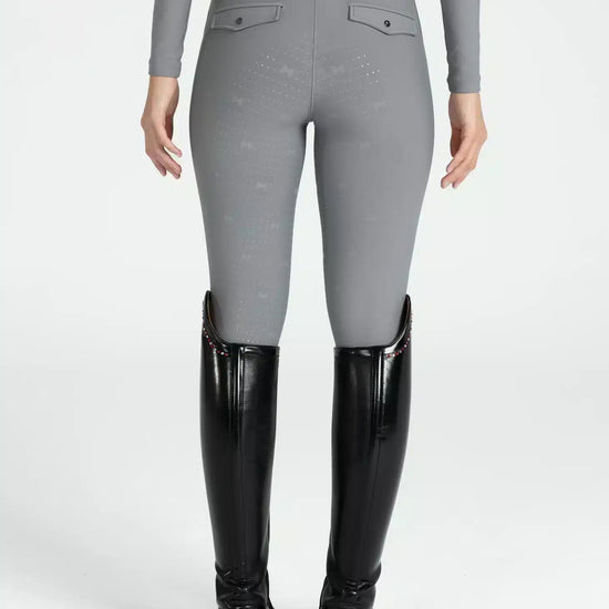 Maximilian Equestrian Pro Riding Leggings Titanium by Maximilian Equestrian at  Try a Bit