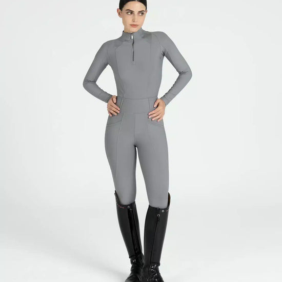 Maximilian Equestrian Pro Riding Leggings Titanium by Maximilian Equestrian at  Try a Bit