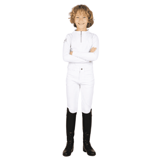 Maximilian Equestrian YR Performance Breeches (White) by Maximilian Equestrian at  Try a Bit
