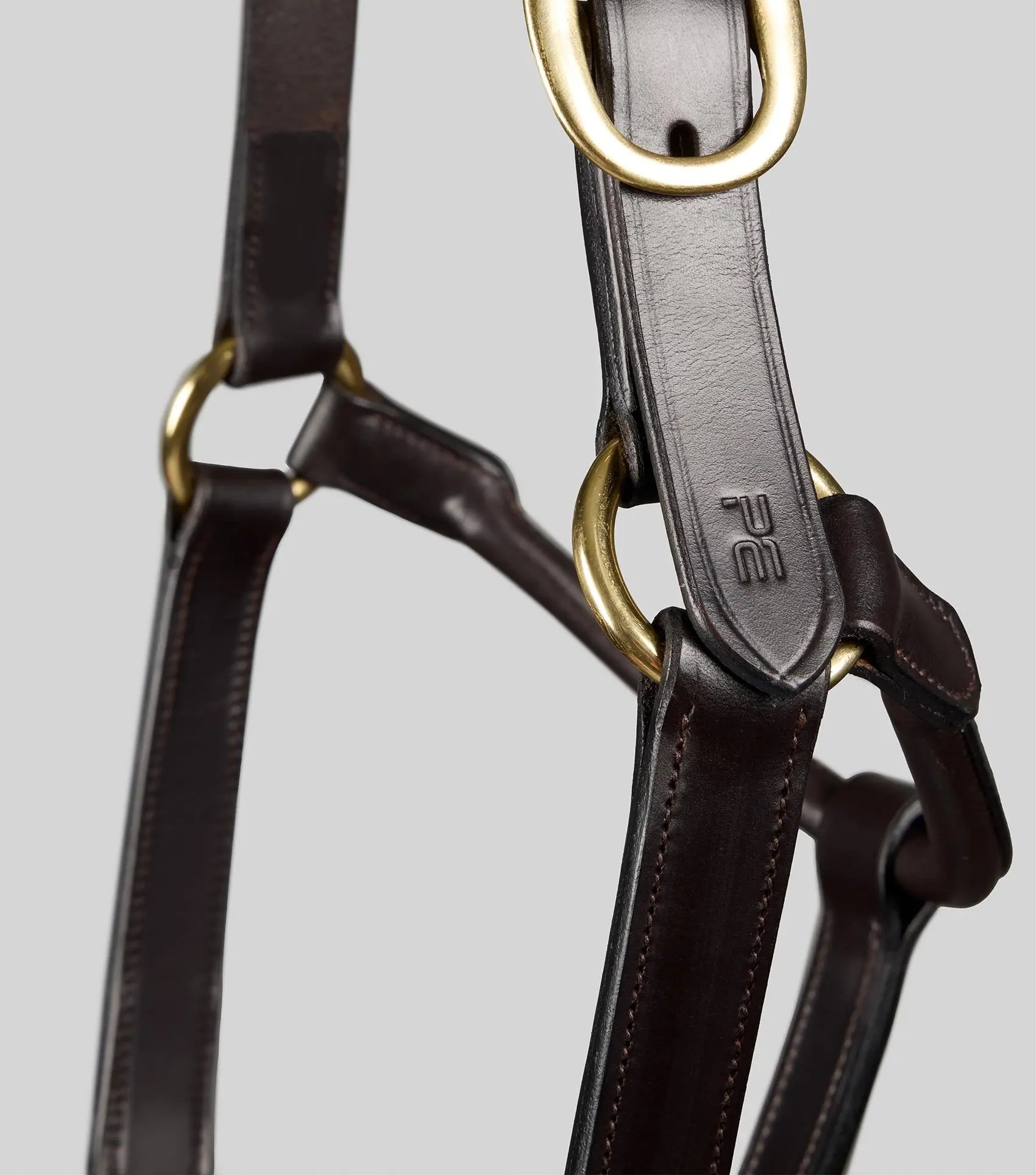 Yearling Headcollar 1" Dark Havana by Premier Equine Int. Ltd. at  Try A Bit