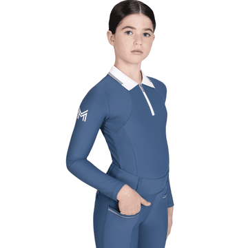 Maximilian Equestrian YR Concept Long Sleeve Polo Shirt (Sailor) by Maximilian Equestrian at  Try a Bit