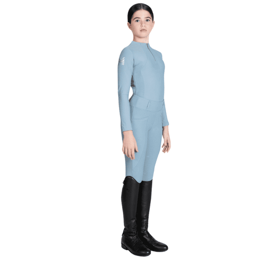 Maximilian Equestrian YR Pro Riding Leggings (Aqua) by Maximilian Equestrian at  Try a Bit