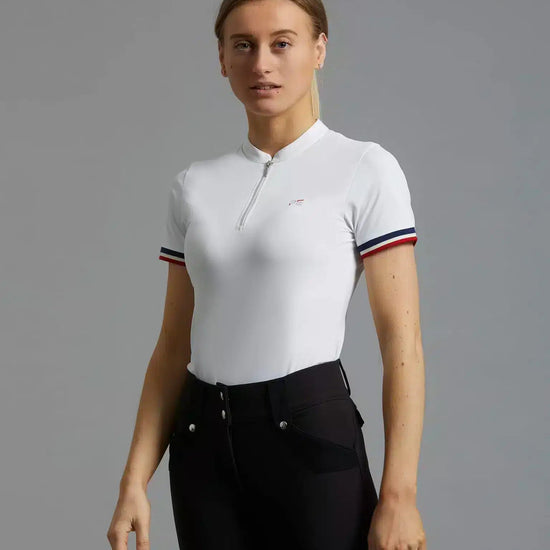 Premier Equine Allegra Ladies Short Sleeve Riding Top by Premier Equine at  Try a Bit