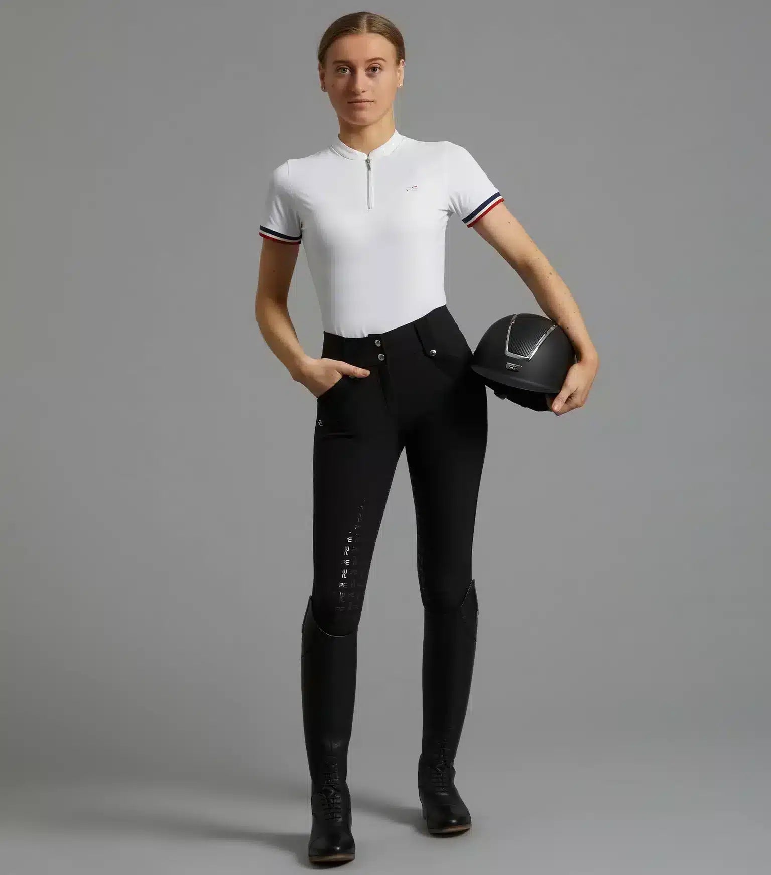 Premier Equine Allegra Ladies Short Sleeve Riding Top by Premier Equine at  Try a Bit