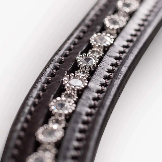 Premier Equine Bergamo Shaped Diamante Browband by Premier Equine at  Try A Bit