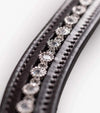 Premier Equine Bergamo Shaped Diamante Browband by Premier Equine at  Try A Bit