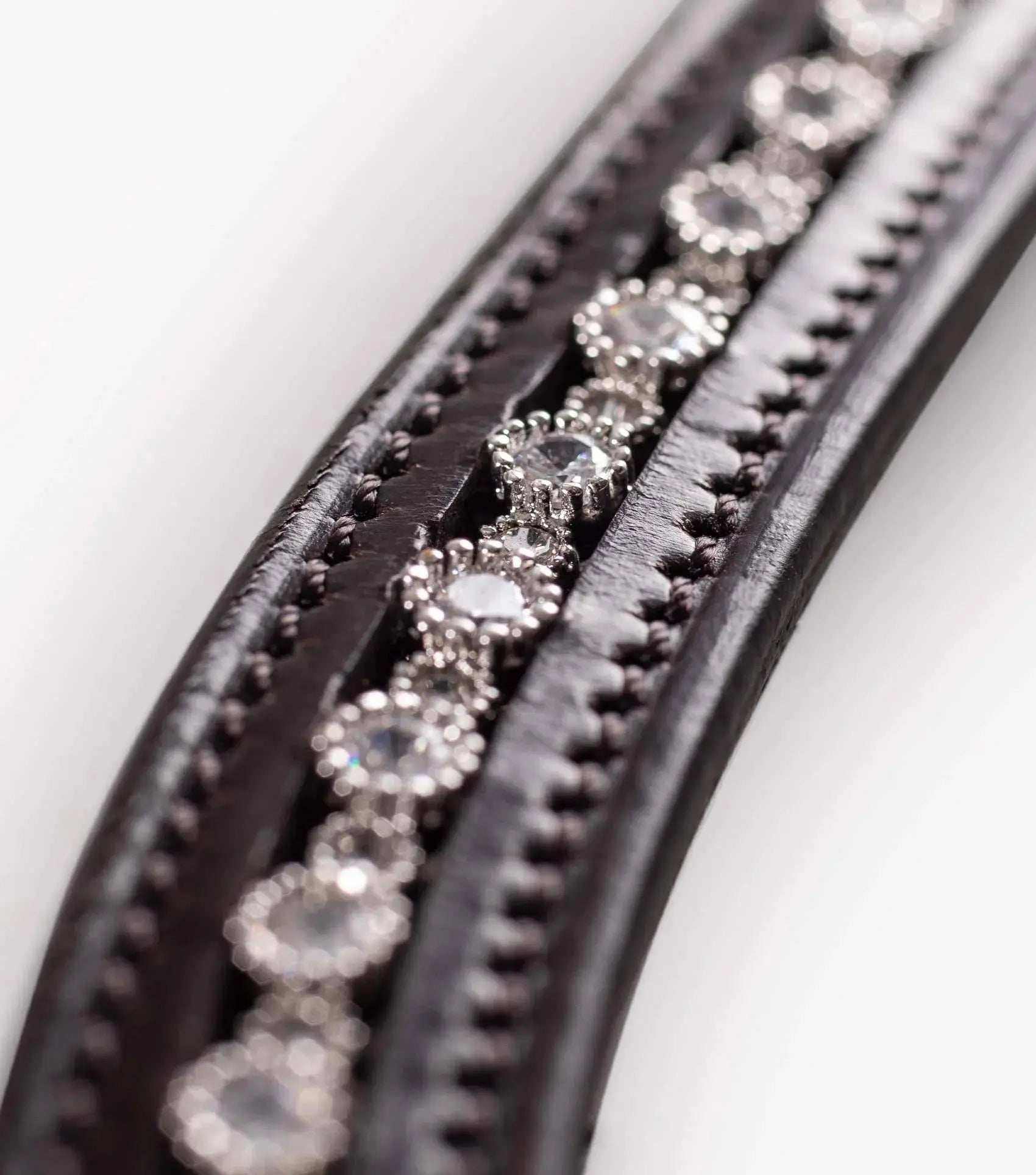 Premier Equine Bergamo Shaped Diamante Browband by Premier Equine at  Try A Bit