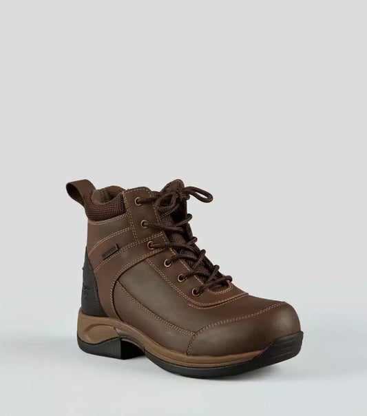 Premier Equine Borelli Waterproof Laced Boot Brown by Premier Equine at  Try a Bit