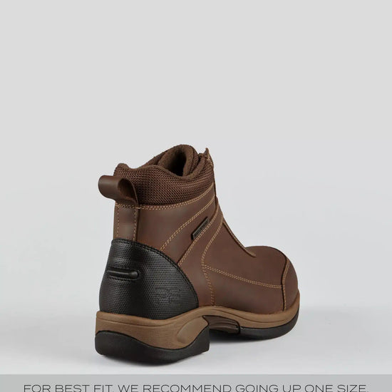 Premier Equine Borelli Waterproof Zipped Boot Brown by Premier Equine at  Try a Bit