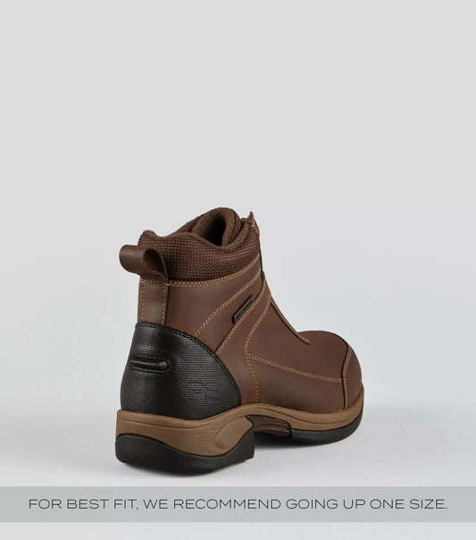 Premier Equine Borelli Waterproof Zipped Boot Brown by Premier Equine at  Try a Bit