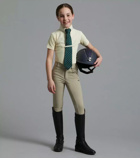Premier Equine Brava Girls Full Seat Gel Competition Riding Breeches by Premier Equine at  Try a Bit