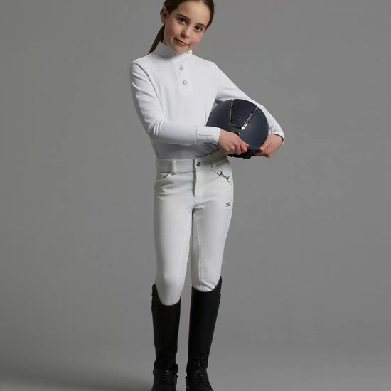 Premier Equine Brava Girls Full Seat Gel Competition Riding Breeches by Premier Equine at  Try a Bit